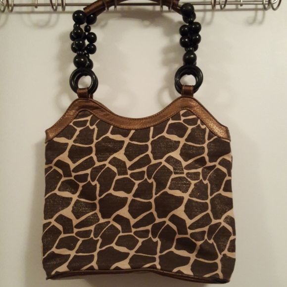 Animal print Bueno shoulder handbag - Picture 1 of 4